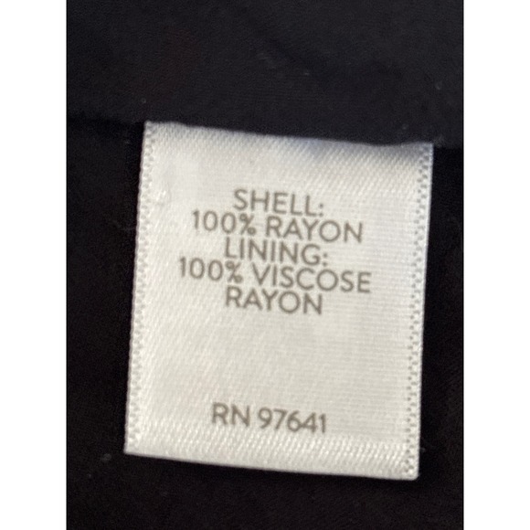 J. Jill Women's Size Large Black Floral Faux Wrap Ruffle Sleeveless Maxi Dress - Picture 7 of 13